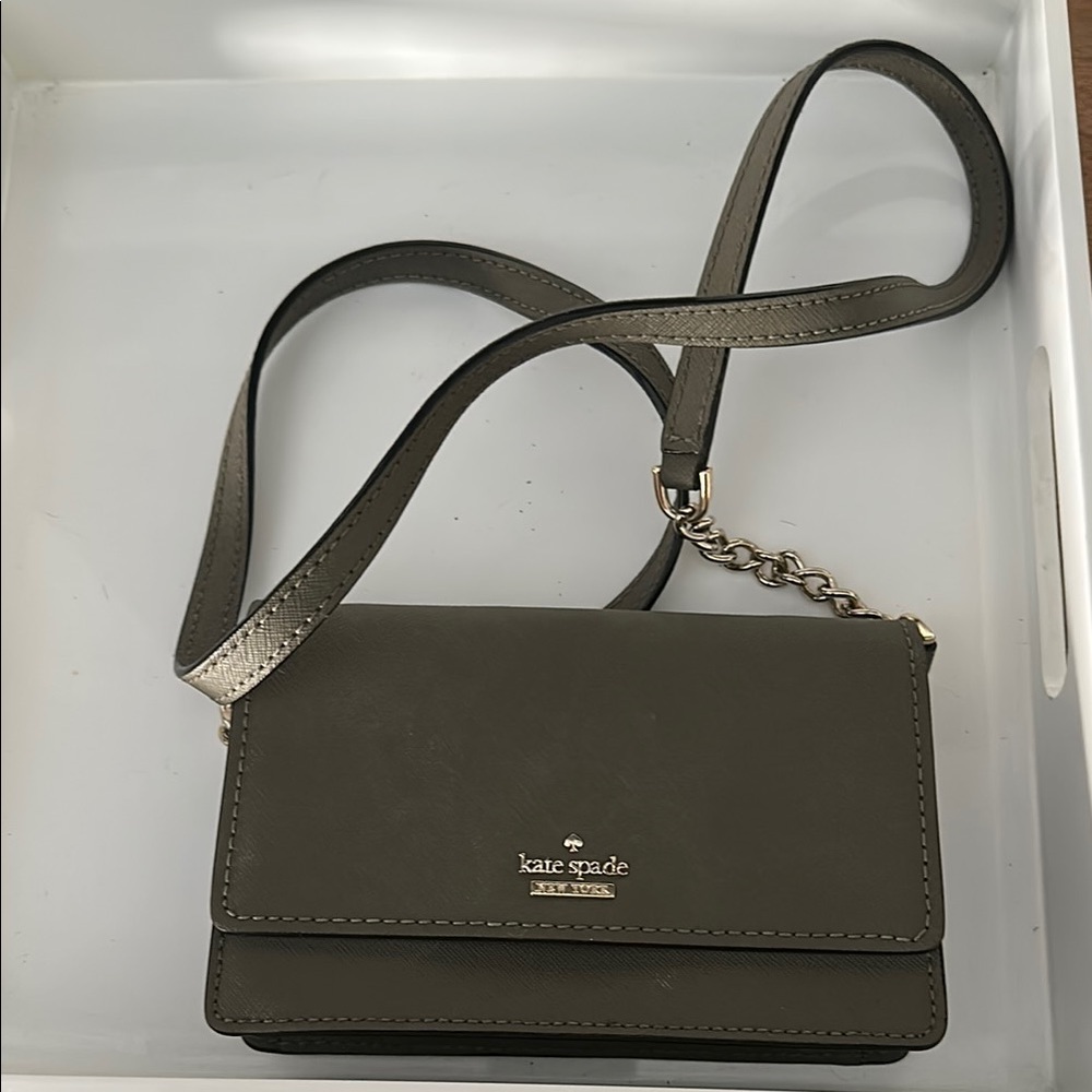 Kate Spade Dark Green Crossbody Bag